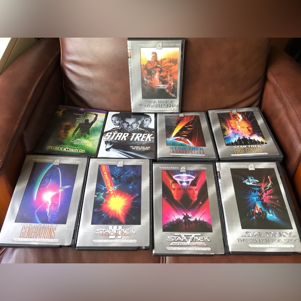 Star Trek DVD Collection. 16 Star Trek DVD movies.